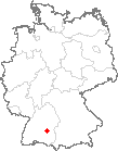 Karte Mehrstetten bei Münsingen, Württemberg